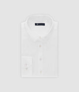 Chemise ville en maille blanche PACOME - IZAC