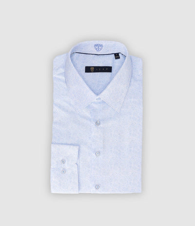 Chemise slim imprimée ciel PAQUITO - IZAC