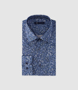 Chemise imprimée manches longues ciel - IZAC