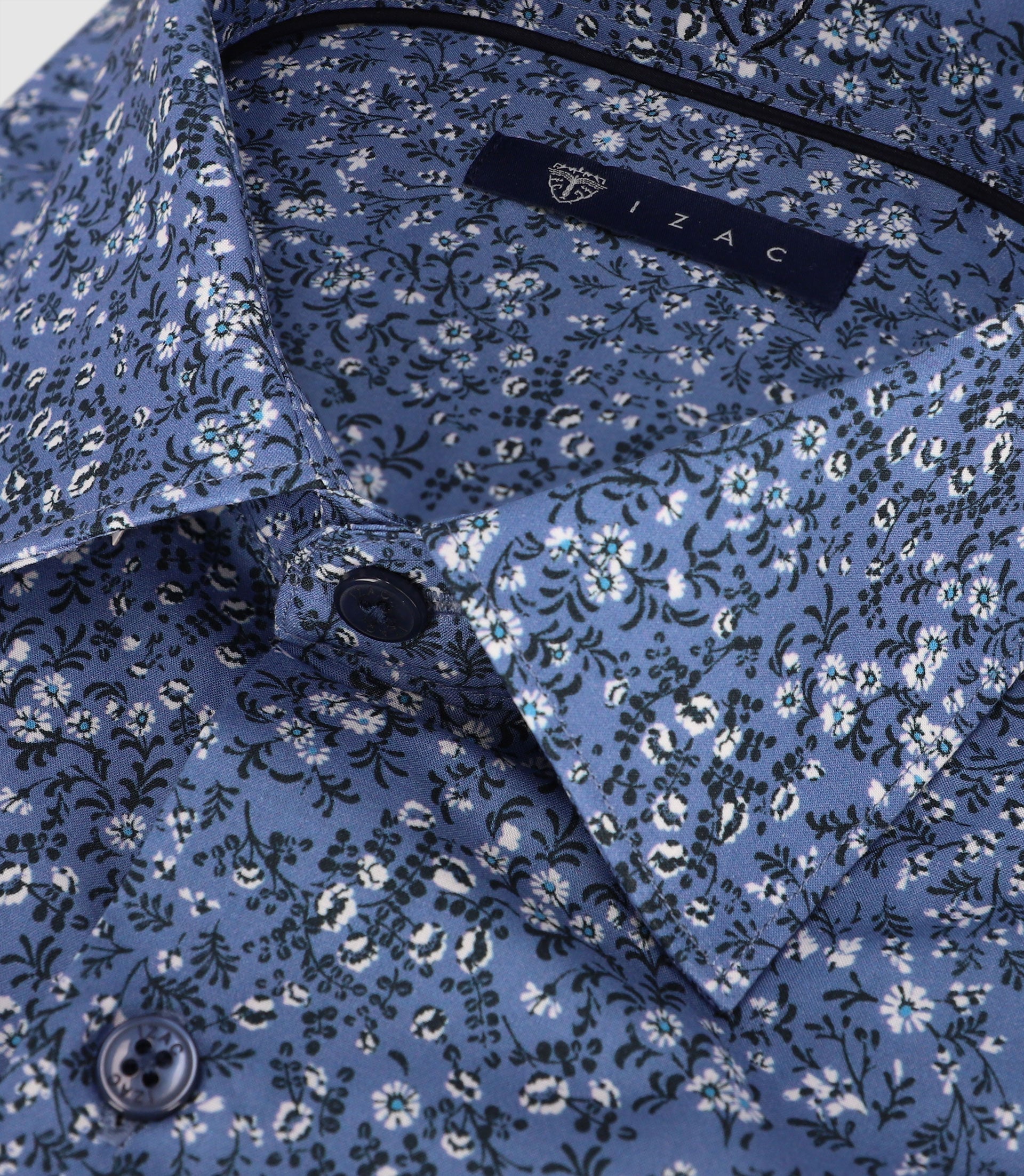 Chemise imprimée manches longues ciel - IZAC