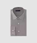 Chemise imprimée manches longues noire - IZAC