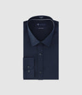 Chemise unie marine - IZAC
