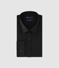 Chemise unie noire - IZAC