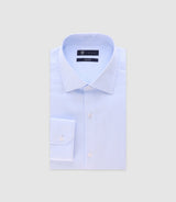 Chemise twill infroissable ciel - IZAC