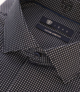 Chemise à pois marine - IZAC