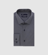 Chemise ville imprimée marine - IZAC