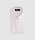 Chemise avec micro motifs beige - IZAC