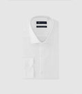 Chemise en satin de coton blanche - IZAC