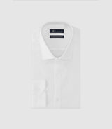 Chemise en satin de coton blanche - IZAC