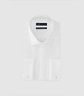 Chemise avec bouton gravé blanche - IZAC