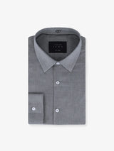 Chemise ville imprimée grise - IZAC