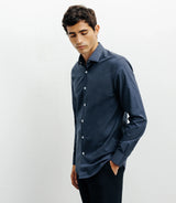 Chemise ville imprimée marine - IZAC