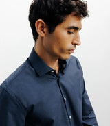 Chemise ville imprimée marine - IZAC