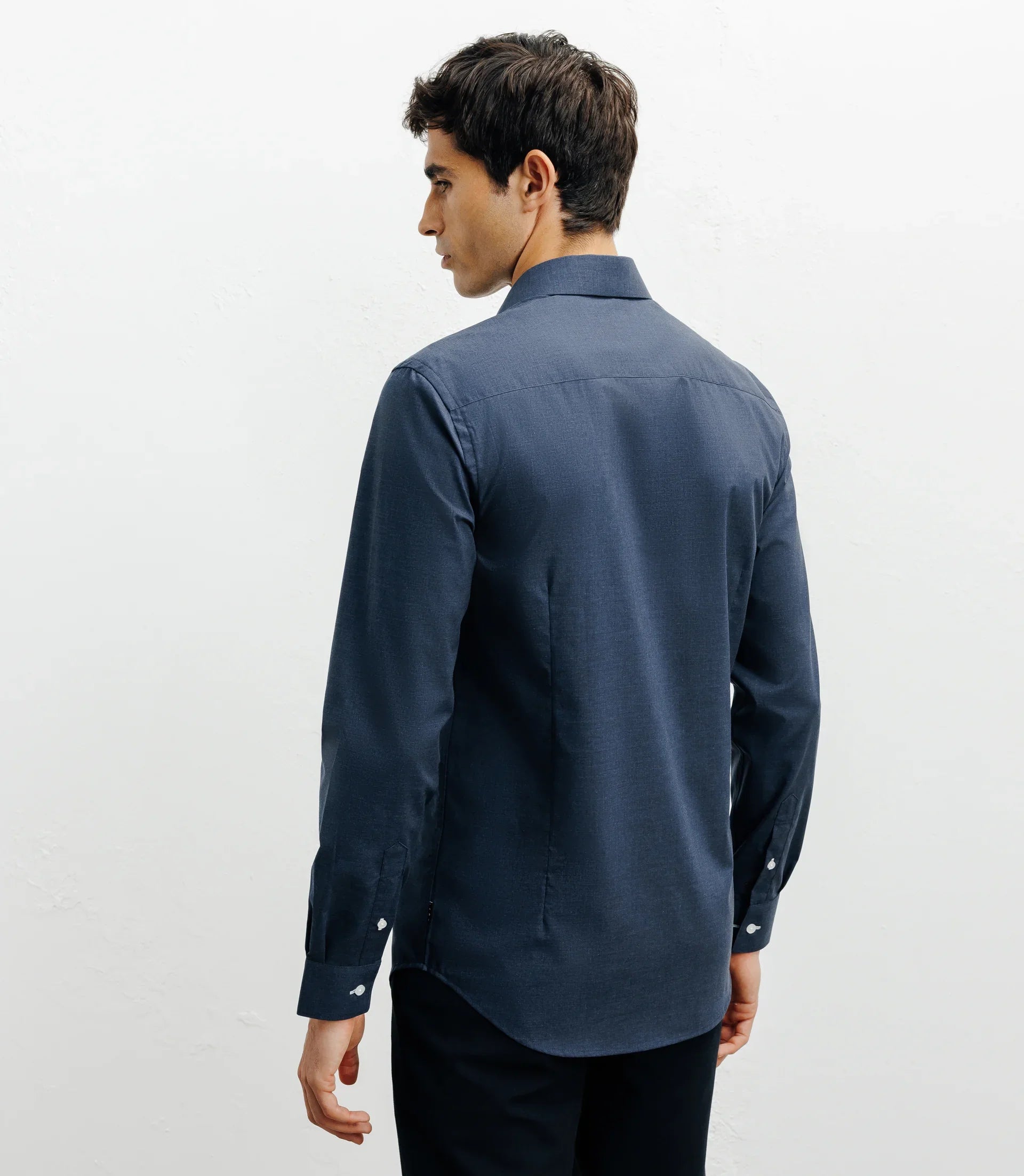 Chemise ville imprimée marine - IZAC