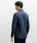 Chemise ville imprimée marine - IZAC