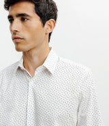 Chemise ville imprimée blanc - IZAC