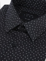 Chemise ville imprimée noire - IZAC