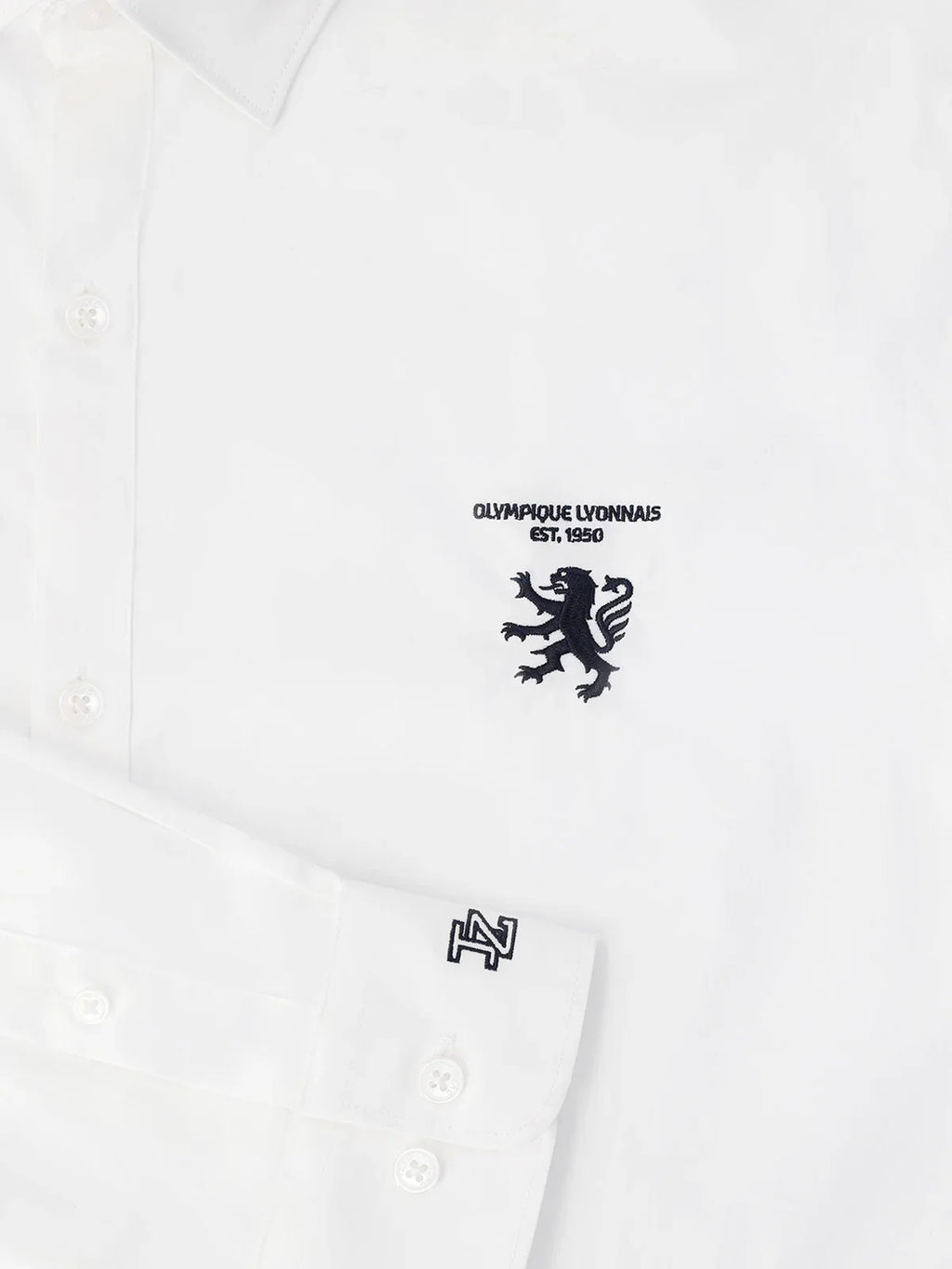 Chemise ville en coton blanc - IZAC