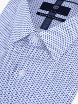 Chemise ville imprimée bleue - IZAC