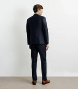 Costume col châle marine - IZAC