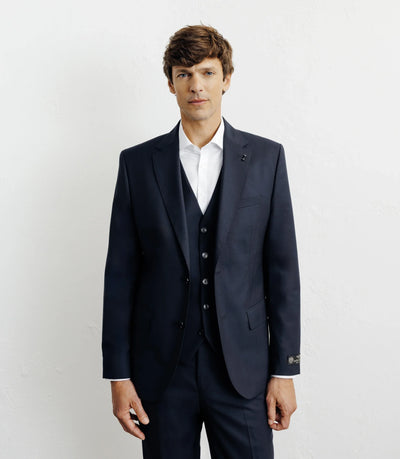 Costume 100% laine bleu marine - IZAC