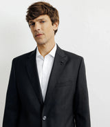 Costume 100% laine noir - IZAC