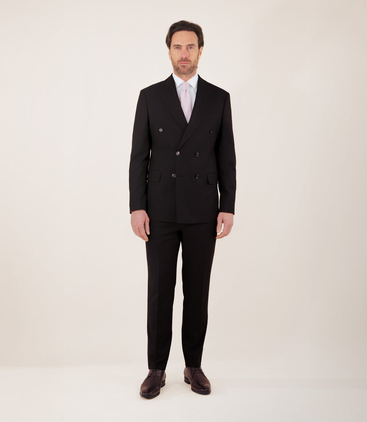 Costume croisé noir - IZAC