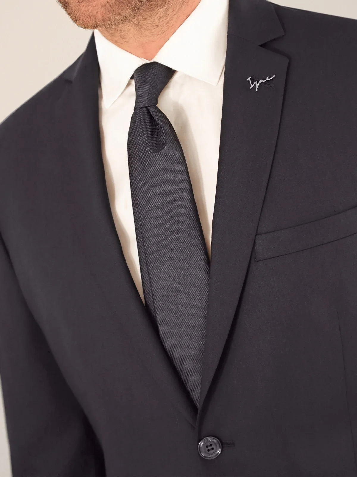 Costume avec 2 boutons marine - IZAC