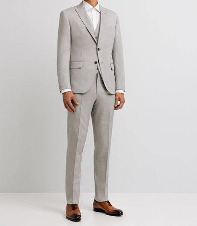 Costume 2 boutons gris clair - IZAC