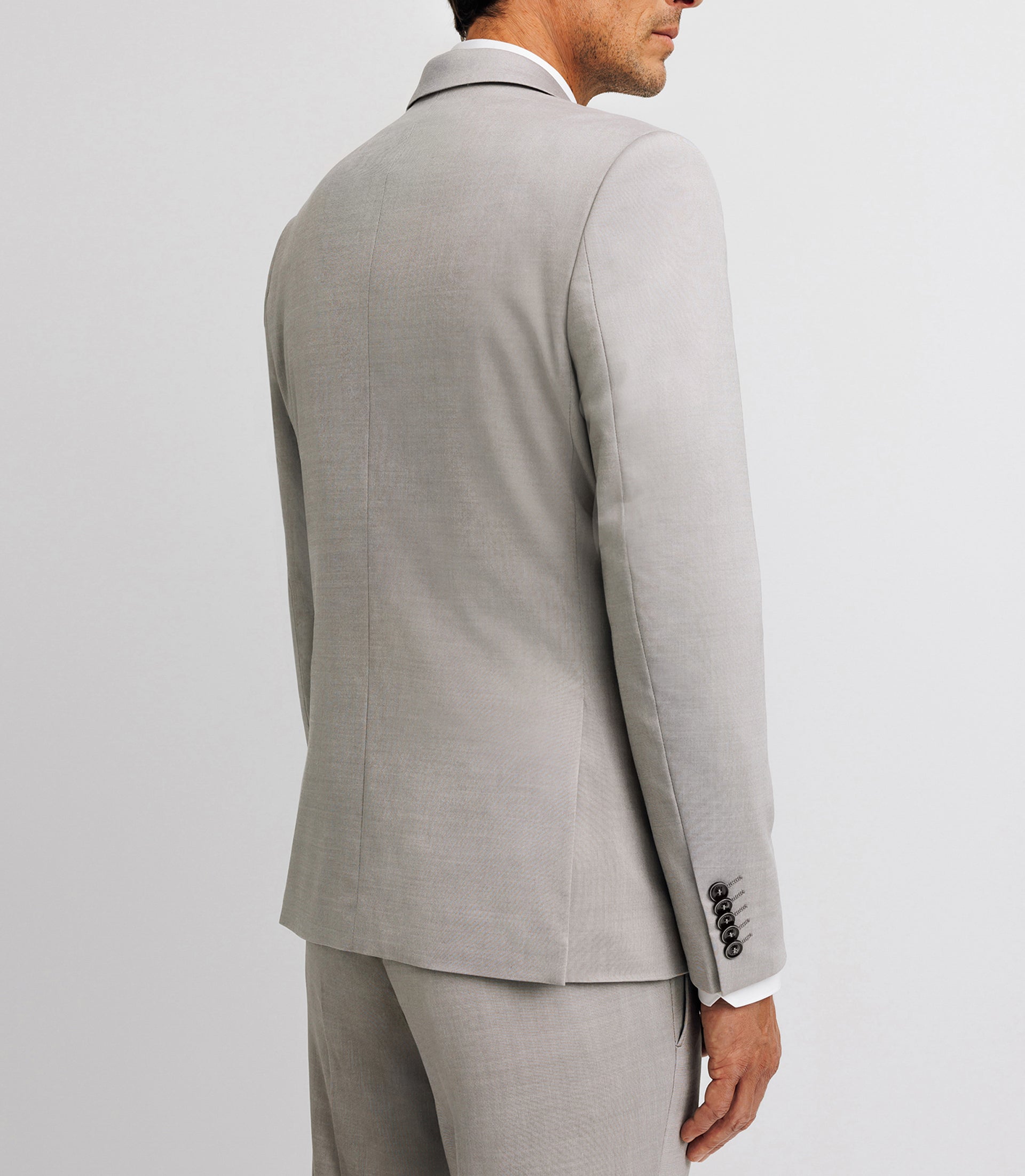 Costume 2 boutons gris clair - IZAC