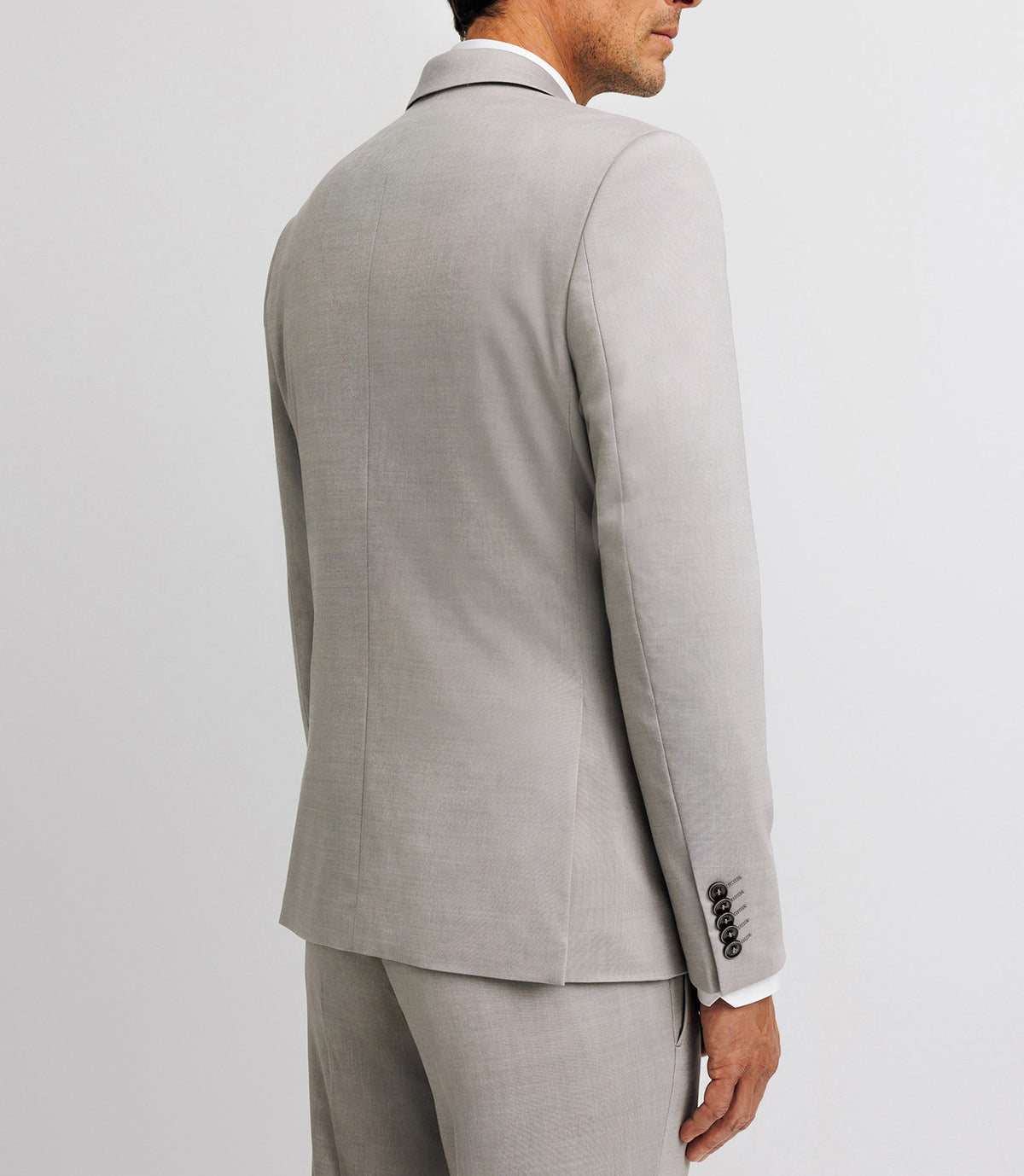 Costume 2 boutons gris clair - IZAC