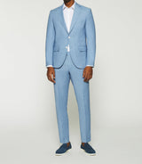 Costume à rayures tennis bleu ciel FERNO - IZAC