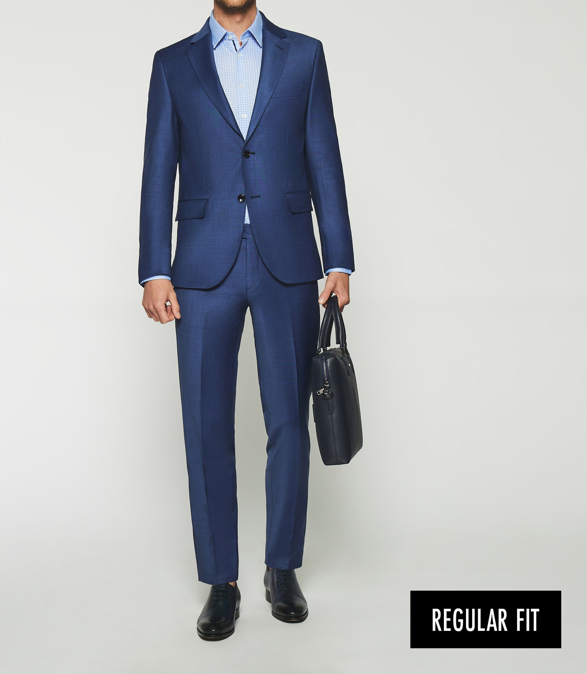 Costume regular 2 boutons bleu FIGLIREG - IZAC