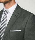 Costume 2 boutons gris FIGLI - IZAC