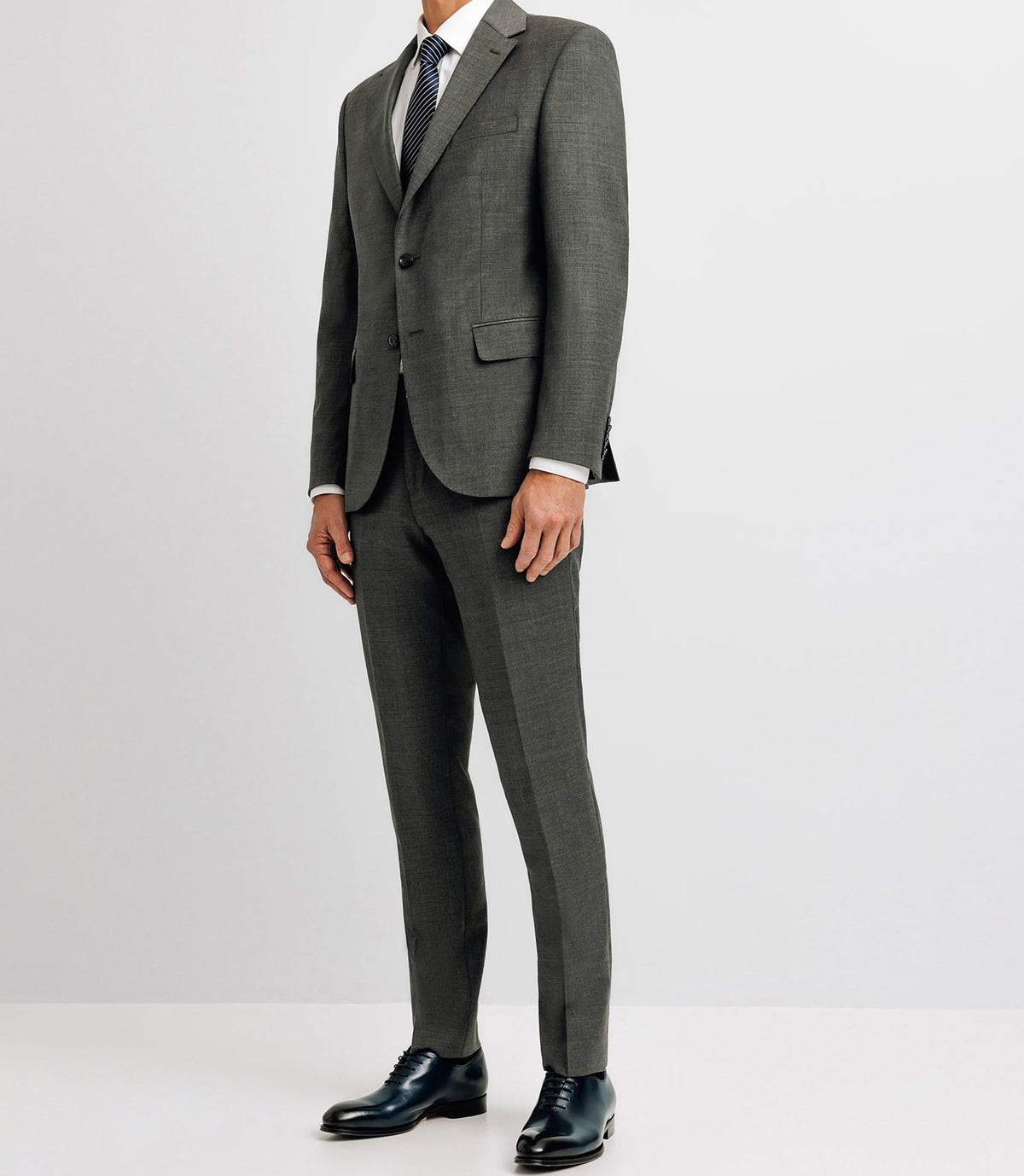 Costume 100% en laine gris - IZAC