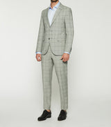 Costume à carreaux fenêtre gris 2 boutons FORIO - IZAC