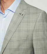 Costume à carreaux fenêtre gris 2 boutons FORIO - IZAC