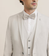 Costume 2 boutons soyeux mastic - IZAC