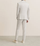 Costume 2 boutons soyeux mastic - IZAC