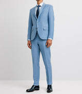 Costume 2 boutons bleu ciel - IZAC