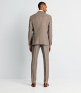 Costume d'été 2 boutons marron clair - IZAC