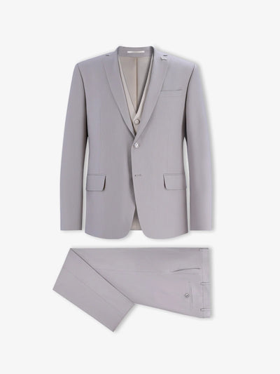 Costume 3 pièces cérémonie beige - IZAC