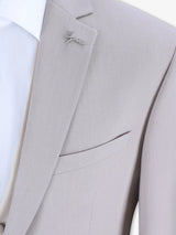 Costume 3 pièces cérémonie beige - IZAC