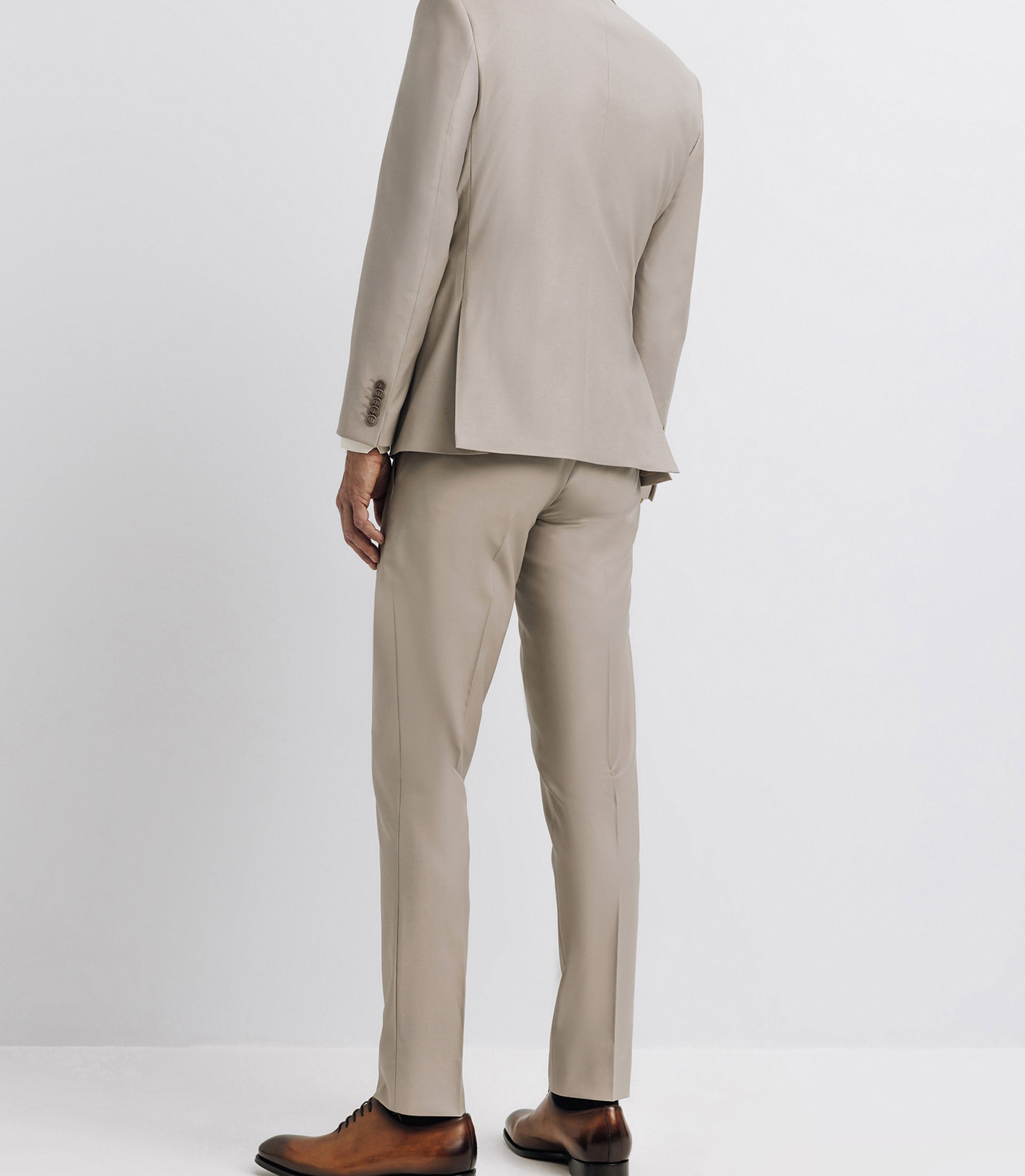 Costume 3 pièces cérémonie beige - IZAC