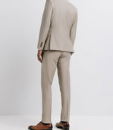 Costume 3 pièces cérémonie beige - IZAC