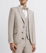 Costume 3 pièces cérémonie beige - IZAC