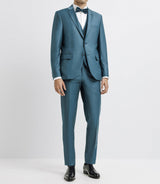 Costume cérémonie 3 pièces bleu vert - IZAC