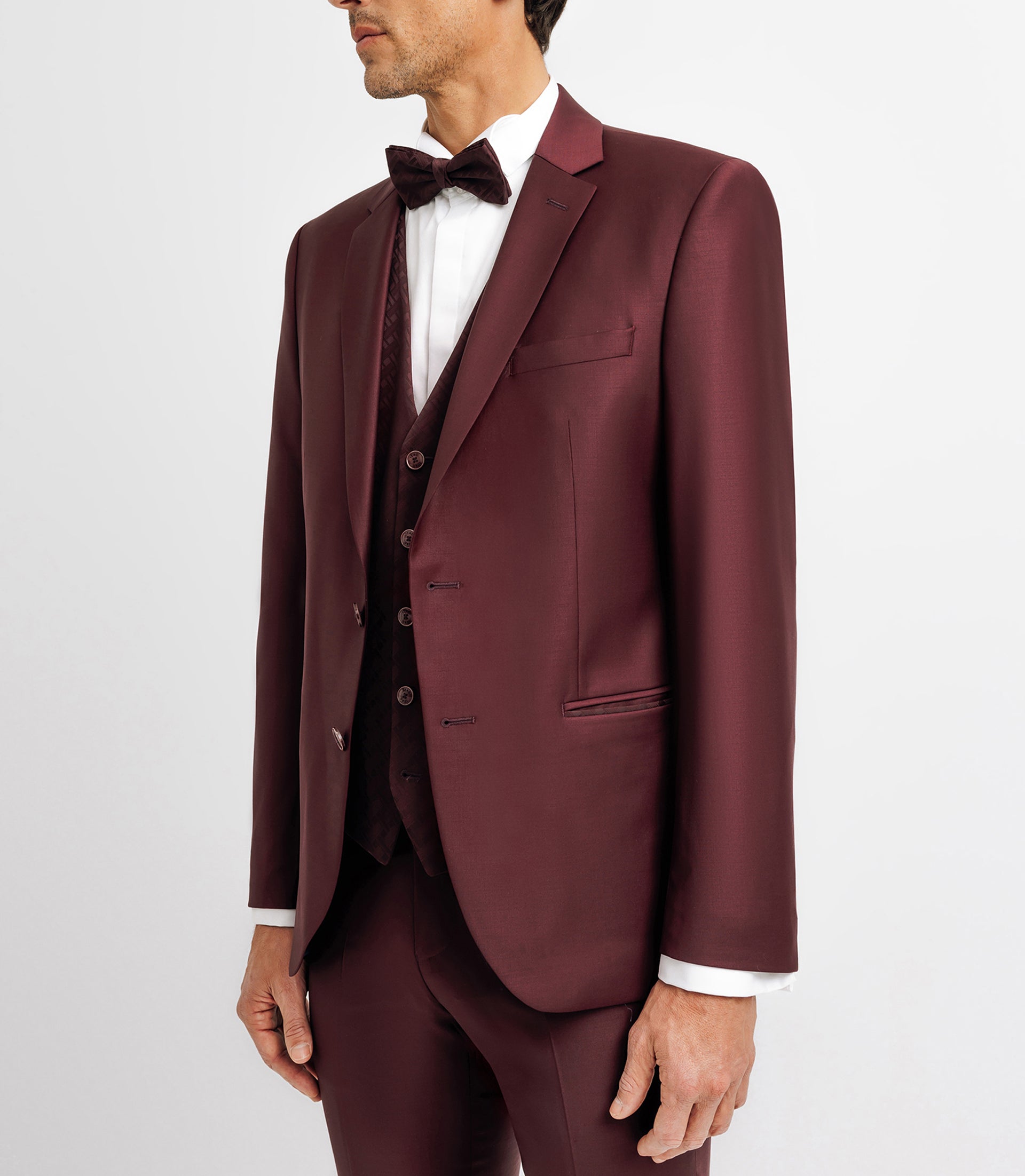 Costume cérémonie 3 pièces violet - IZAC