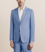 Costume 2 boutons bleu ciel - IZAC