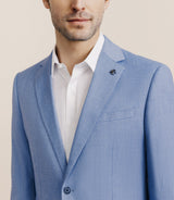 Costume 2 boutons bleu ciel - IZAC